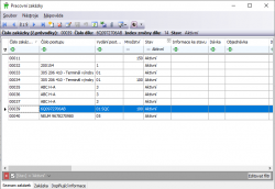 Seznam Pracovních zakázek